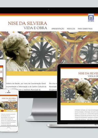 Site responsivo Nise da Silveira Vida e Obra